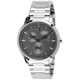 Tommy Hilfiger Brad Chronograph Quartz Grey Dial Silver Steel Strap Watch For Men - 1710385 Buy Now By Tommy Hilfiger