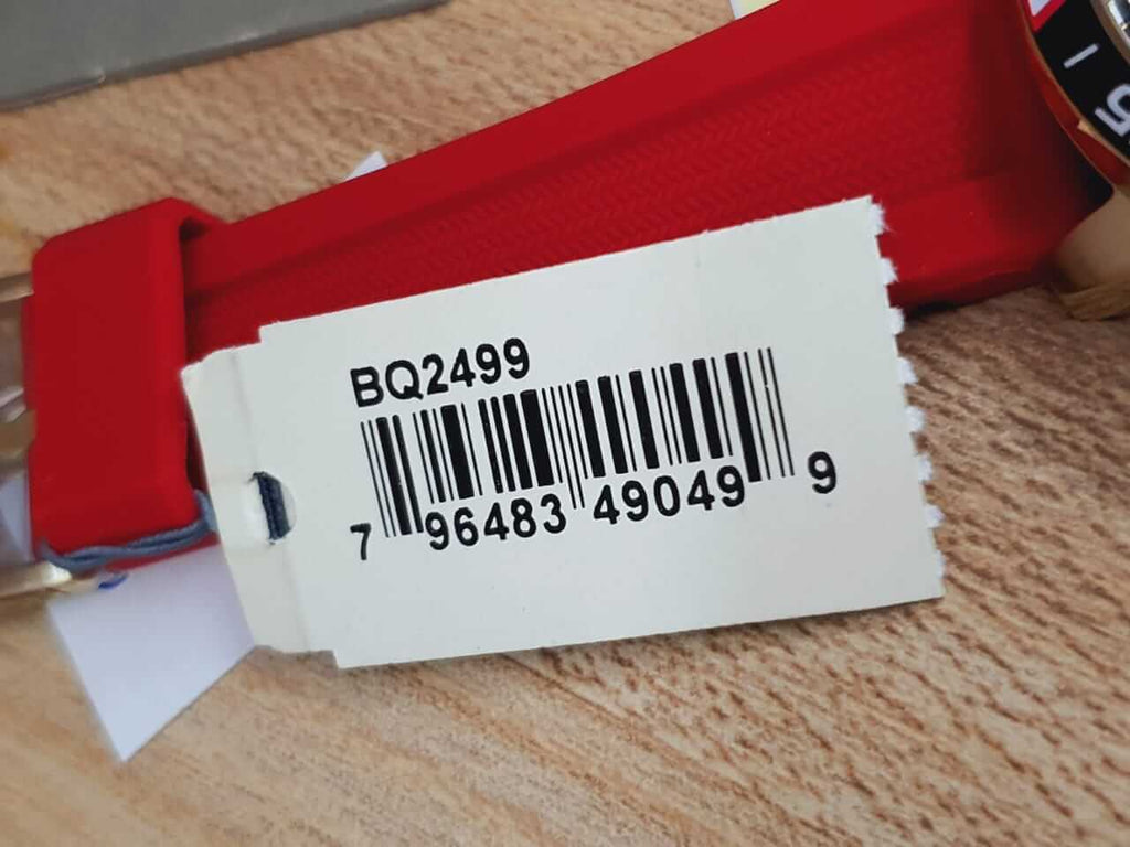 Fossil Bannon Multifunction Black Dial Red Silicone Strap Watch for Men - BQ2499 Buy Now By Fossil