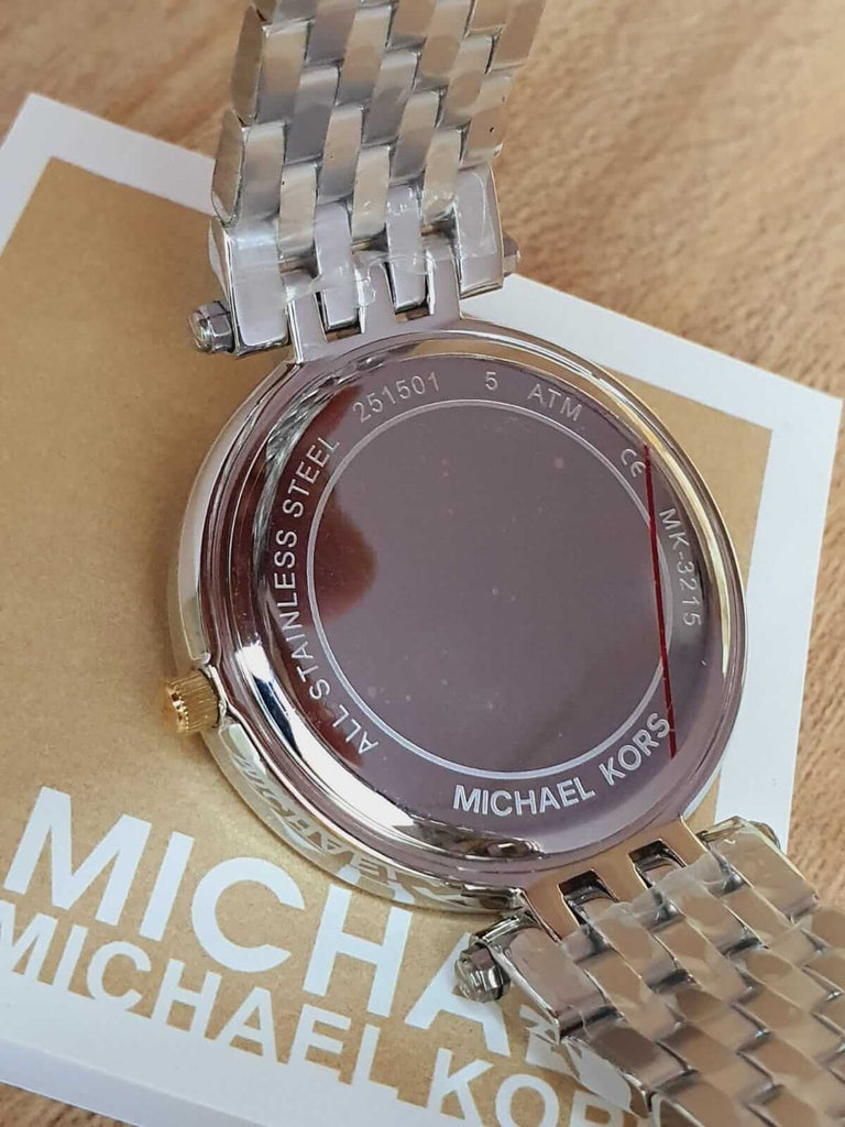 Michael Kors Darci Silver Dial Two Tone Stainless Steel Strap Watch for Women - MK3215 Buy Now By Michael Kors