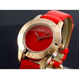 Marc Jacobs Blade Red Dial Red Leather Strap Watch for Women - MBM1204 Buy Now By Marc Jacobs