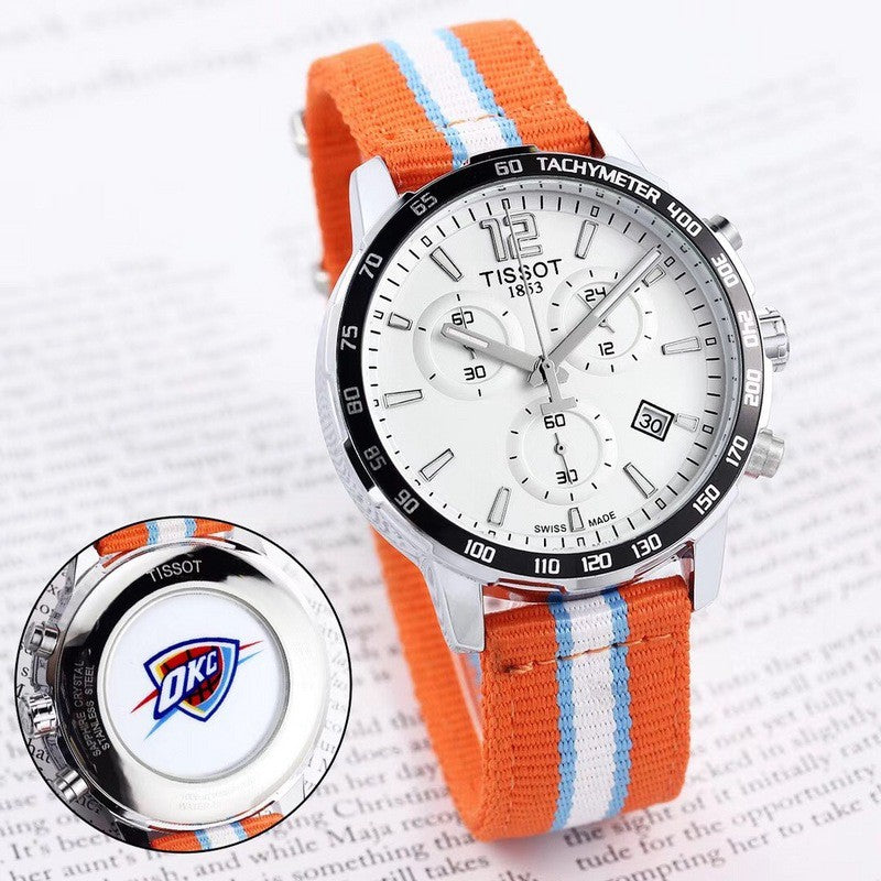 Tissot Quickster Chronograph NBA Oklahoma City Thunder Watch For Men - T095.417.17.037.14 Buy Now By Tissot