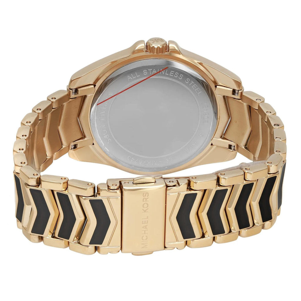 Michael Kors Whitney Quartz Black Dial Two Tone Steel Strap Watch For Women - MK6743 Buy Now By Michael Kors