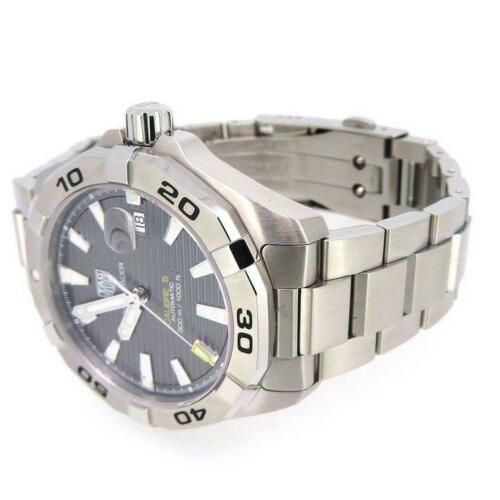 Tag Heuer Aquaracer Calibre 5 Grey Dial Silver Steel Strap Watch for Men - WBD2113.BA0928 Buy Now By Tag Heuer