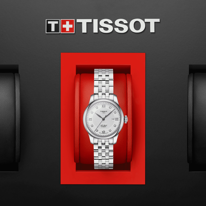 Tissot Le Locle Lady Automatic Diamonds Silver Dial Silver Steel Strap Watch For Women - T006.207.11.036.00 Buy Now By Tissot