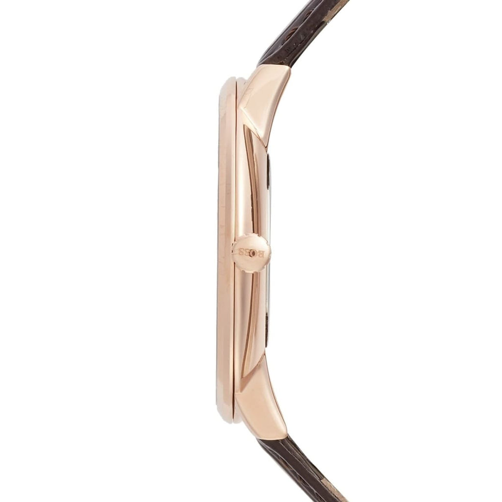 Hugo Boss Classic Jackson Blue Dial Brown Leather Strap Watch for Men - 1513458 Buy Now By Hugo Boss