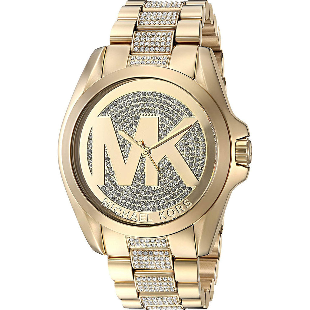 Michael Kors Bradshaw Gold Dial Gold Steel Strap Watch for Women - MK6487 Buy Now By Michael Kors