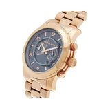 Michael Kors Runway Stop Hunger Quartz Blue Dial Rose Gold Steel Strap Watch For Men - MK8358 Buy Now By Michael Kors