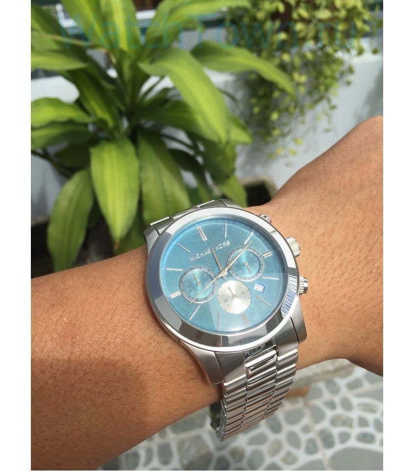 Michael Kors Runway Quartz Blue Dial Silver Steel Strap Watch For Women - MK5953 Buy Now By Michael Kors