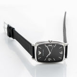 Emporio Armani Epsilon Quartz Black Dial Black Leather Strap Watch For Men - AR2490 Buy Now By Emporio Armani