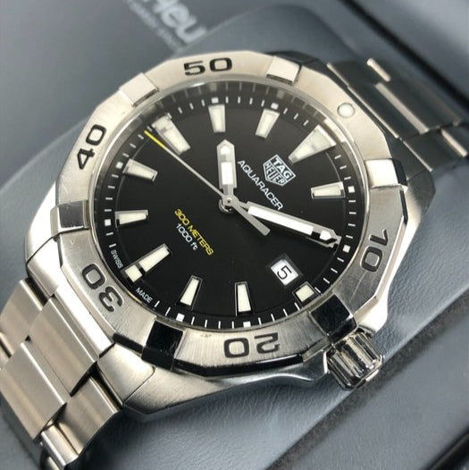 Tag Heuer Aquaracer Black Dial Watch for Men - WBD1110.BA0928