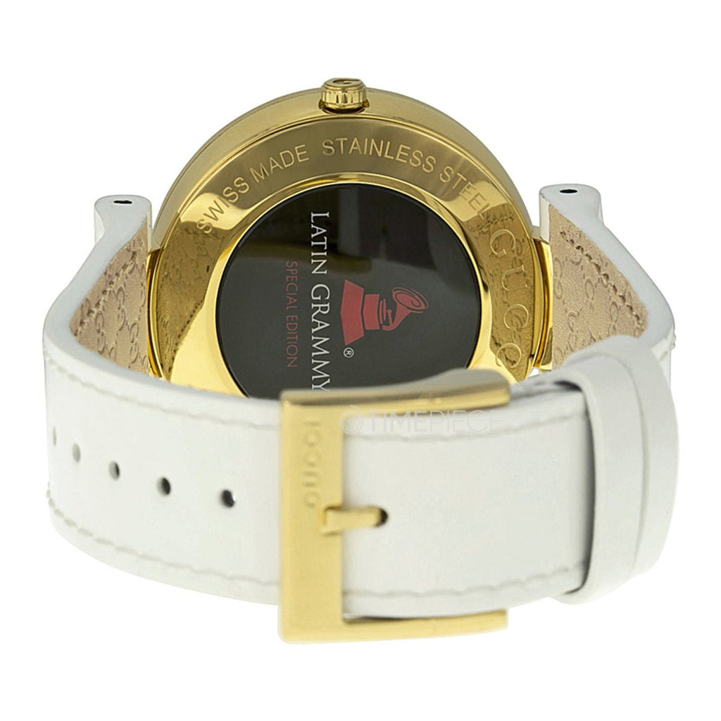 Gucci Interlocking Latin Grammy Special Edition Gold Watch For Women - YA133313 Buy Now By Gucci