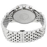 Emporio Armani Tazio Chronograph Black Dial Silver Steel Strap Watch For Men - AR5988 Buy Now By Emporio Armani