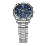 Emporio Armani Chronograph Blue Dial Silver Steel Strap Watch For Men - AR11528 Buy Now By Emporio Armani
