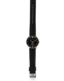 Emporio Armani Gianni Quartz Black Dial Black Leather Strap Watch For Men - AR0382 Buy Now By Emporio Armani