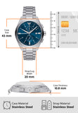 Emporio Armani Claudio Chronograph Blue Dial Silver Steel Strap Watch For Men - AR11541 Buy Now By Emporio Armani