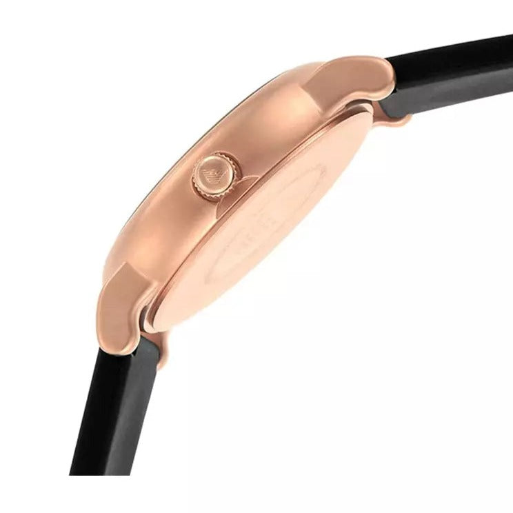 Emporio Armani Luigi Quartz Black Dial Black Rubber Strap Watch For Men - AR11097 Buy Now By Emporio Armani