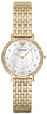Emporio Armani Dress Analog Mother of Pearl Dial Gold Steel Strap Watch For Women - AR11007 Buy Now By Emporio Armani