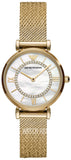 Emporio Armani Gianni T Bar Mother of Pearl Dial Gold Mesh Bracelet Watch For Women - AR11321 Buy Now By Emporio Armani