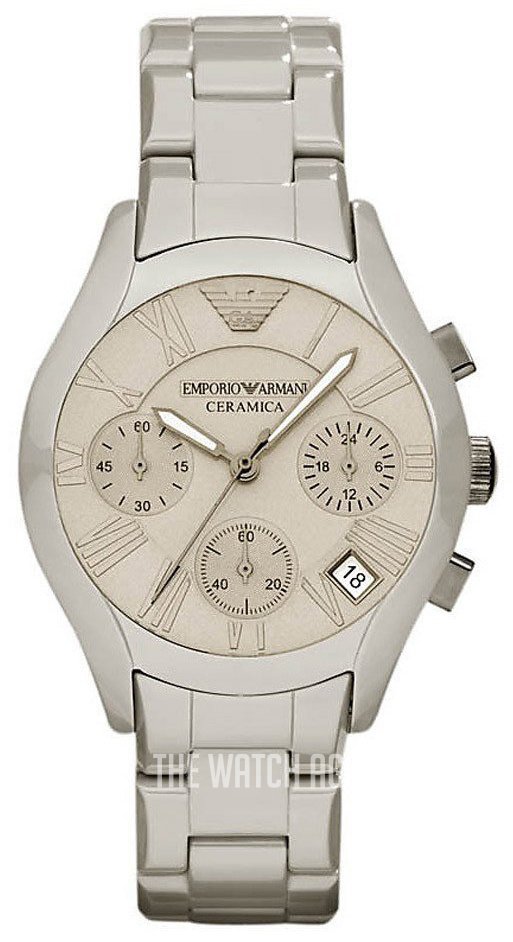 Emporio Armani Valente Chronograph Grey Dial Grey Steel Strap Watch For Men - AR1460 Buy Now By Emporio Armani