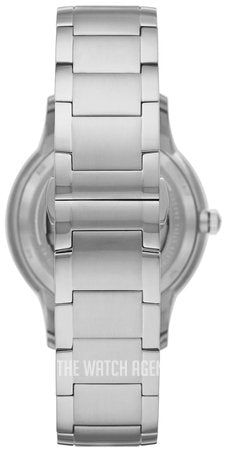 Emporio Armani Meccanico Automatic Black Dial Silver Steel Strap Watch For Men - AR60055 Buy Now By Emporio Armani