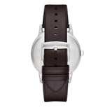 Emporio Armani Kappa Quartz Black Dial Brown Leather Strap Watch For Men - AR80008 Buy Now By Emporio Armani
