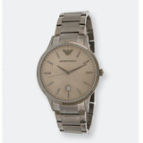 Emporio Armani Renato Quartz Grey Dial Grey Steel Strap Watch For Men - AR11120 Buy Now By Emporio Armani