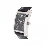 Emporio Armani Black Dial Black Leather Strap Watch For Men - AR0143 Buy Now By Emporio Armani