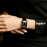 Emporio Armani Classic Black Dial Black Leather Strap Watch For Women - AR0144 Buy Now By Emporio Armani