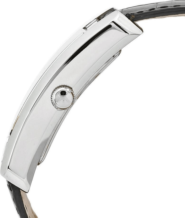 Emporio Armani Classic Black Dial Black Leather Strap Watch For Women - AR0144 Buy Now By Emporio Armani