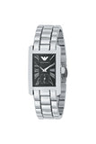 Emporio Armani Classic Black Dial Silver Stainless Steel Watch For Women - AR0157 Buy Now By Emporio Armani