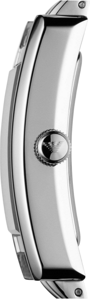 Emporio Armani Classic Black Dial Silver Stainless Steel Watch For Women - AR0157 Buy Now By Emporio Armani