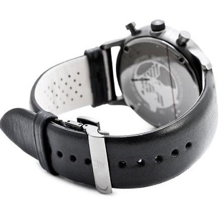 Emporio Armani Classic Grey Dial Grey Leather Strap Watch For Men - AR0388 Buy Now By Emporio Armani
