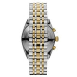 Emporio Armani Classic Chronograph White Dial Two Tone Steel Strap Watch For Men - AR0396 Buy Now By Emporio Armani