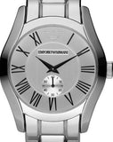 Emporio Armani Classic Quartz Silver Dial Silver Steel Strap Watch For Men - AR0647 Buy Now By Emporio Armani