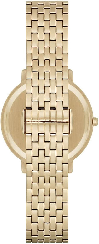 Emporio Armani Dress Analog Mother of Pearl Dial Gold Steel Strap Watch For Women - AR11007 Buy Now By Emporio Armani