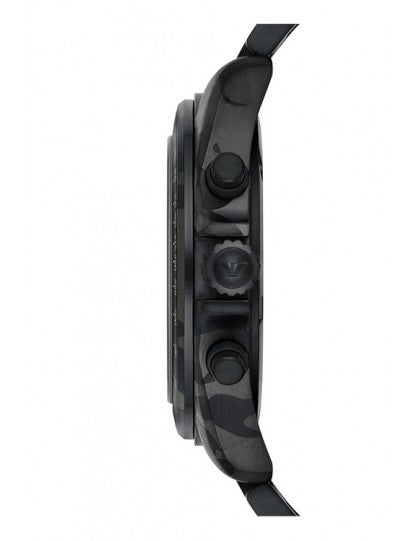 Emporio Armani Sportivo Quartz Black Dial Black Steel Strap Watch For Men - AR11027 Buy Now By Emporio Armani