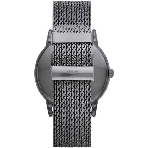 Emporio Armani Luigi Quartz Blue Dial Grey Mesh Bracelet Watch For Men - AR11053 Buy Now By Emporio Armani