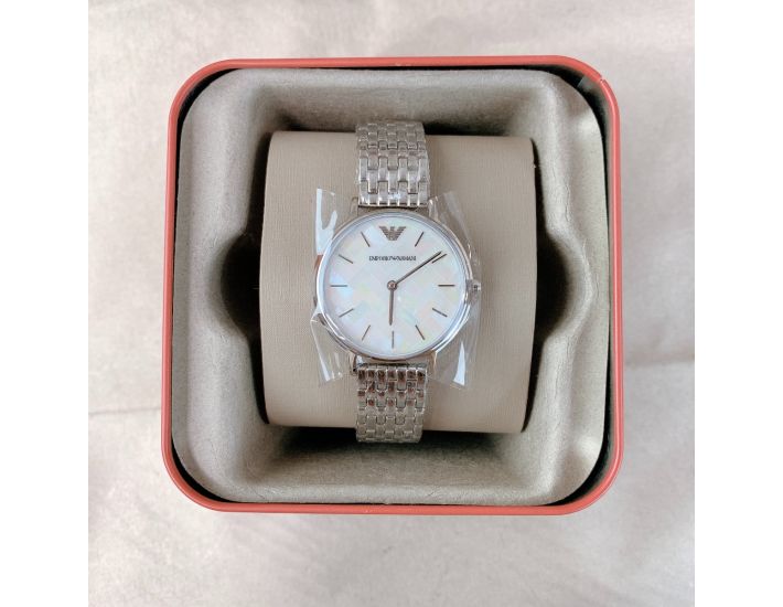Emporio Armani Mother of Pearl Dial Silver Steel Strap Watch For Women - AR11112 Buy Now By Emporio Armani