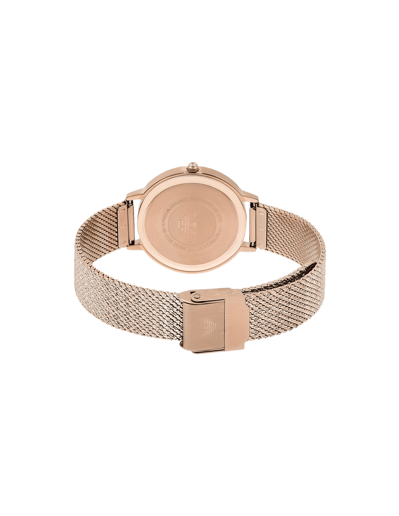 Emporio Armani Kappa Pink Dial Pink Mesh Bracelet Watch For Women - AR11129 Buy Now By Emporio Armani