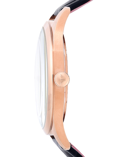 Emporio Armani Classic Silver Dial Blue Leather Strap Watch For Men - AR11131 Buy Now By Emporio Armani