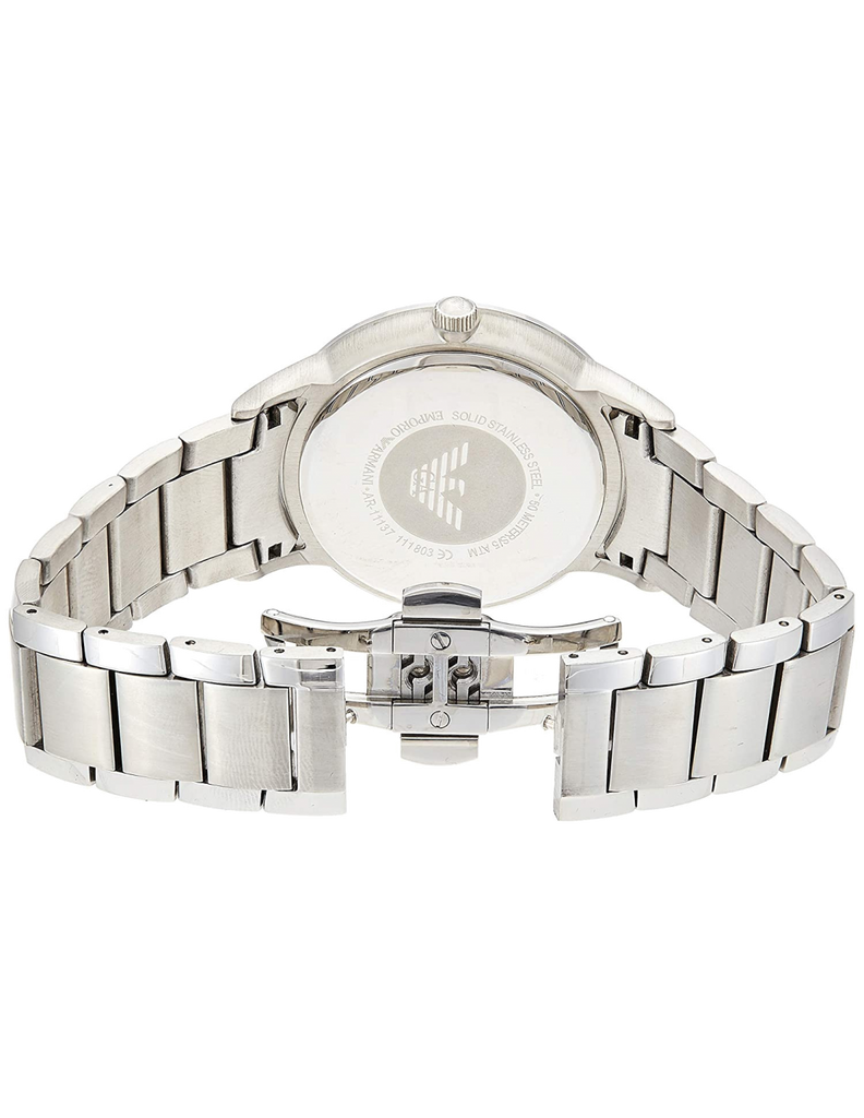 Emporio Armani Renato Blue Dial Silver Steel Strap Watch For Men - AR11137 Buy Now By Emporio Armani