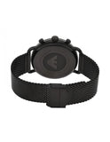Emporio Armani Aviator Black Dial Black Mesh Bracelet Watch For Men - AR11142 Buy Now By Emporio Armani