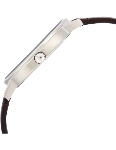Emporio Armani Kappa Quartz Black Dial Brown Leather Strap Watch For Men - AR11153 Buy Now By Emporio Armani