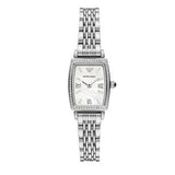 Emporio Armani Gianni T-Bar Quartz White Dial Silver Steel Strap Watch For Women - AR11405 Buy Now By Emporio Armani