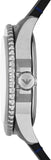 Emporio Armani Diver Three-Hand Quartz Blue Dial Blue Leather Strap Watch For Men - AR11516 Buy Now By Emporio Armani
