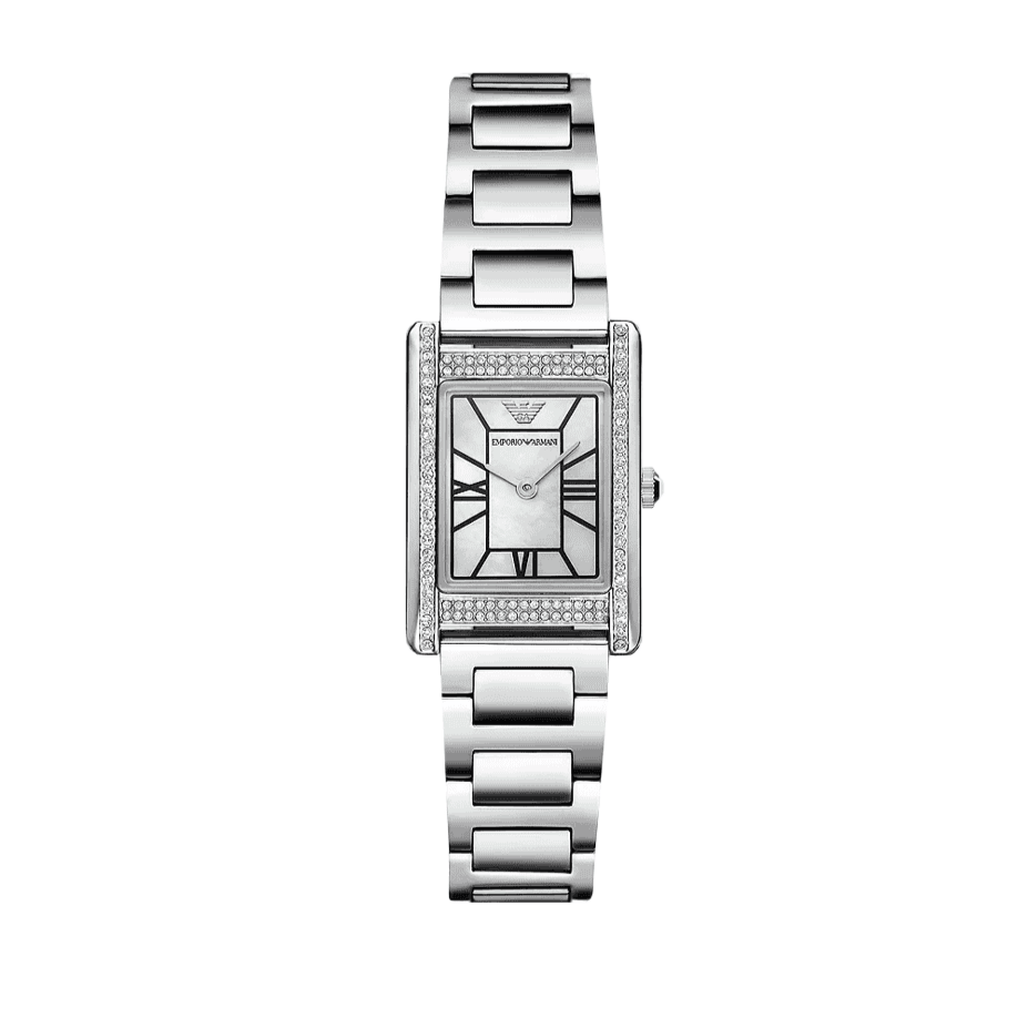 Emporio Armani Empire Mother of Pearl Dial Silver Steel Strap Watch For Women - AR11625 Buy Now By Emporio Armani