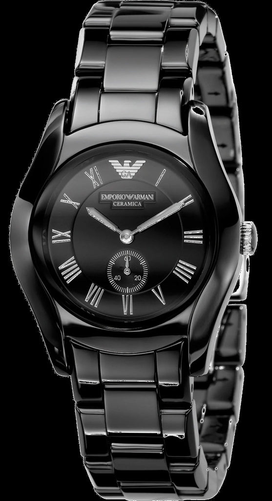 Emporio Armani Ceramica Quartz Black Dial Black Steel Strap Watch For Women - AR1402 Buy Now By Emporio Armani