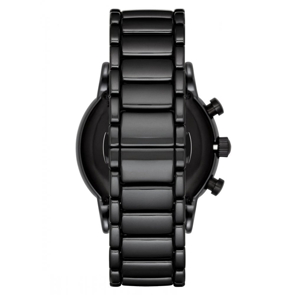 Emporio Armani Luigi Chronograph Black Dial Black Stainless Steel Watch For Men - AR1507 Buy Now By Emporio Armani