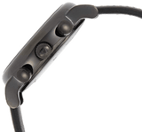 Emporio Armani Luigi Chronograph Black Dial Black Leather Strap Watch For Men - AR1737 Buy Now By Emporio Armani