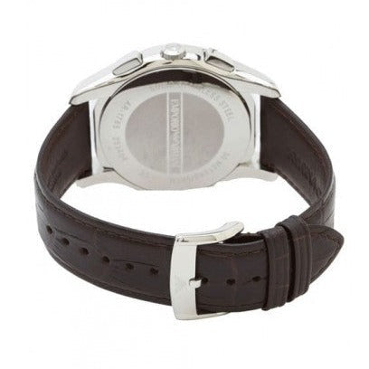 Emporio Armani Valente Chronograph Brown Dial Brown Leather Strap Watch For Men - AR1785 Buy Now By Emporio Armani